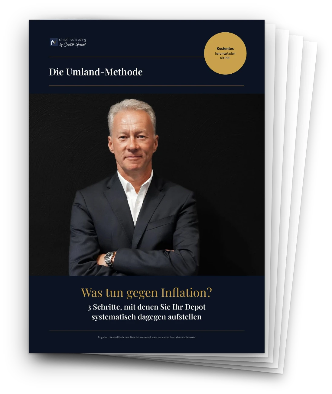 Cover des Praxis-Guides „Was tun gegen Inflation? 3 Schritte, mit denen Sie Ihr Depot systematisch dagegen aufstellen“